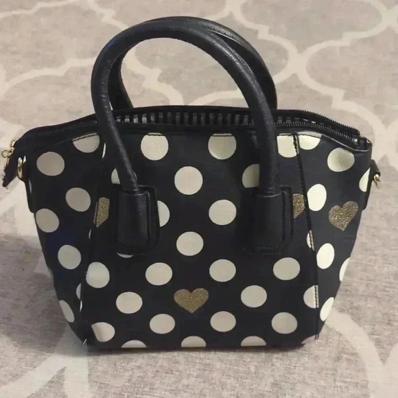 Luv Betsey by Betsey Johnson Bag Excellent Condition Polka Dot - Picture 4 of 9